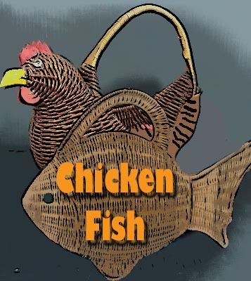 whicker chicken fish